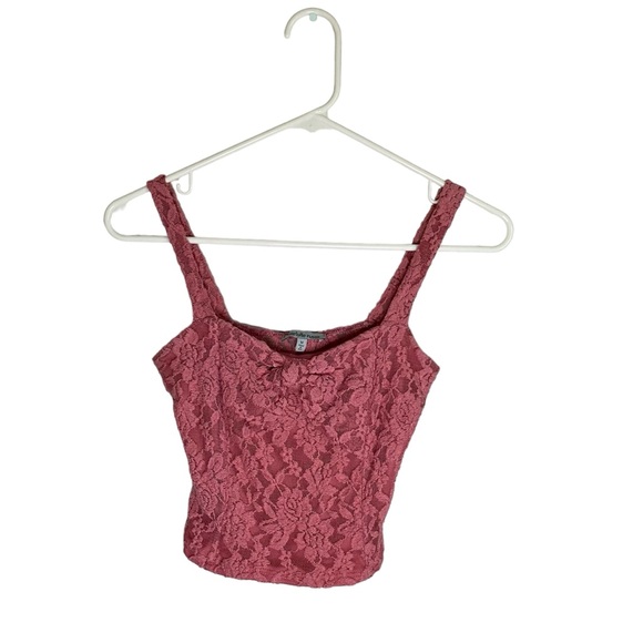 Charlotte Russe Lace Crop top size Medium - Picture 1 of 4